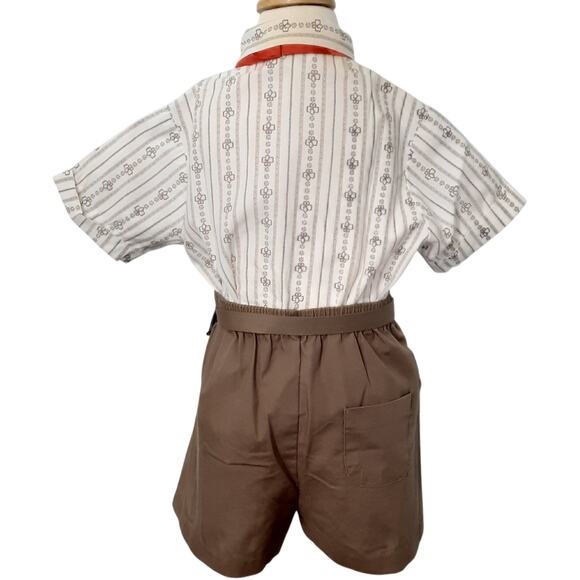 Vintage 70s Girl Scouts Brownie Scout Uniform 7pc Set Girl 6-8 Bill Blass Design - Picture 3 of 16